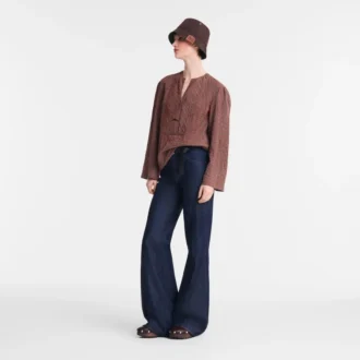 Cashew – Blouse en coton jacquard