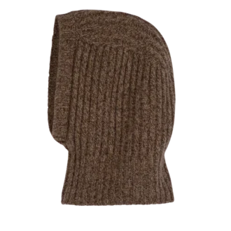 Chocolat – Cagoule en tricot