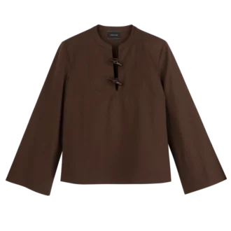 Chocolat – Chemise en popeline