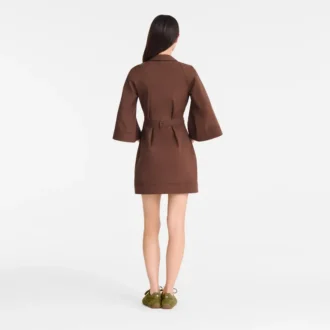 Chocolat – Robe en popeline