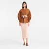 Cognac – Veste kimono en taffetas technique Cognac – Veste kimono en taffetas technique