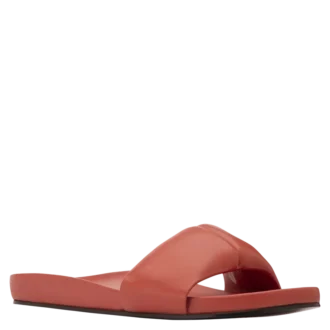 Corail – Mules Roseau en cuir Corail – Mules Roseau en cuir