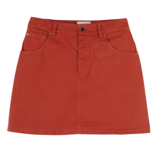 Coral – Jupe en coton surteint