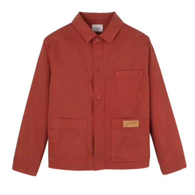 Coral – Veste en coton surteint