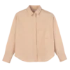Crème – Chemise en popeline