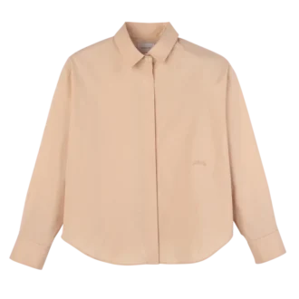 Crème – Chemise en popeline