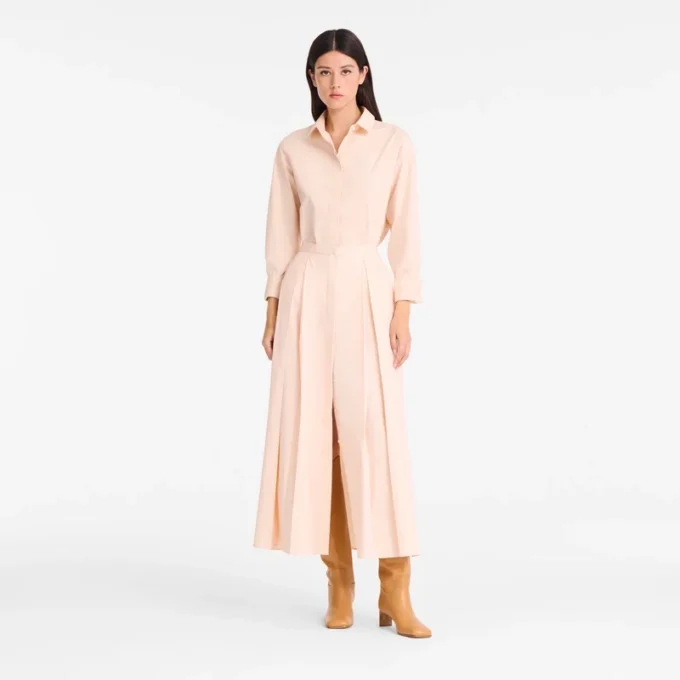 Crème – Chemise en popeline