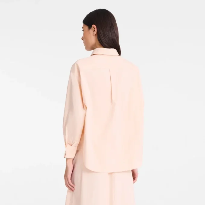 Crème – Chemise en popeline