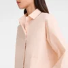 Crème – Chemise en popeline