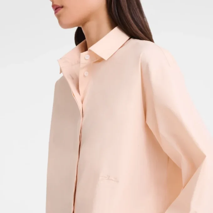 Crème – Chemise en popeline