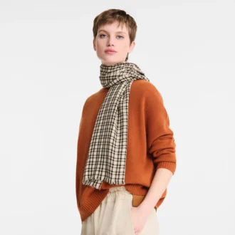 Écru – Écharpe Portobello en laine