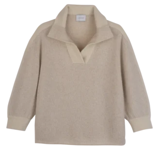 Écru – Pull en maille