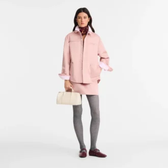 Écru – Sac à main Daylong M en cuir