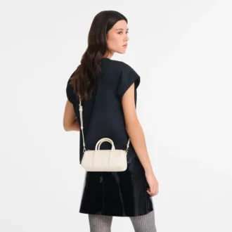 Écru – Sac à main Daylong S en cuir