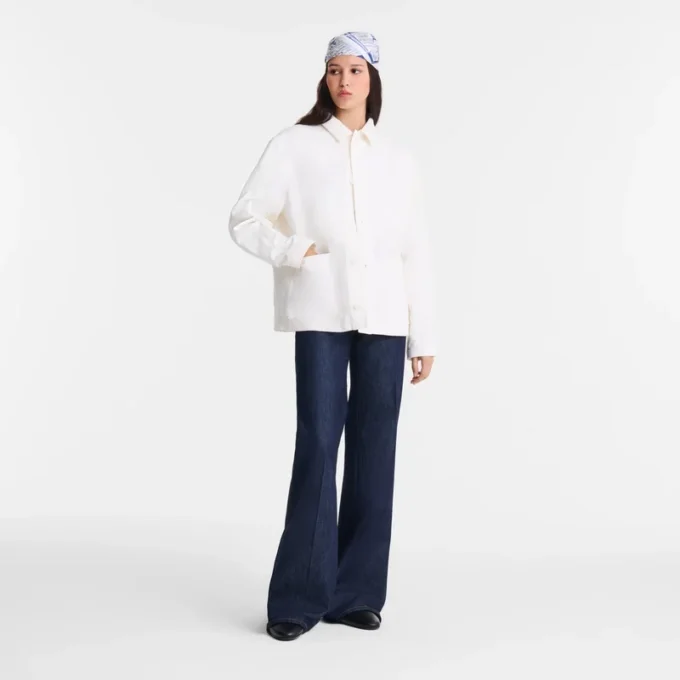 Écru – Veste en coton Écru – Veste en coton