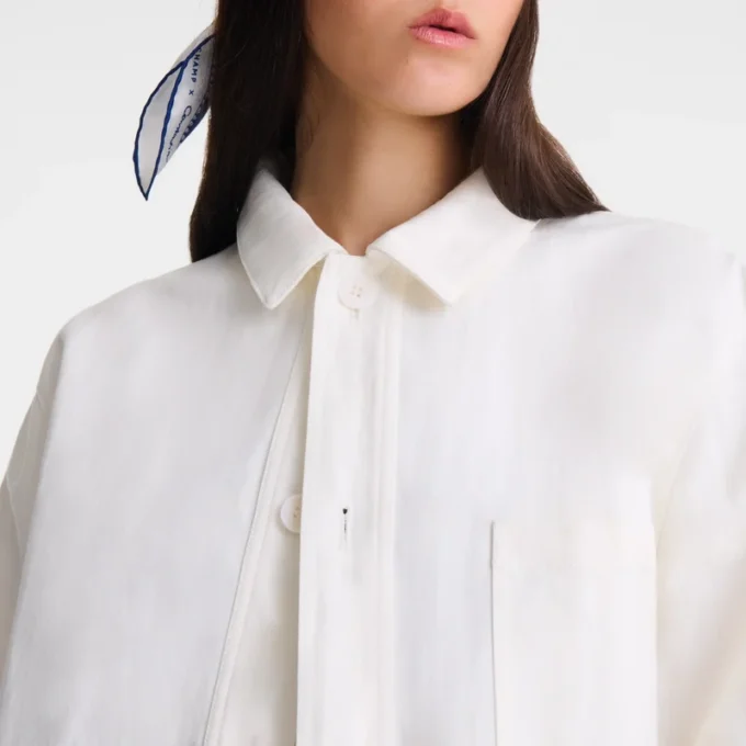 Écru – Veste en coton Écru – Veste en coton