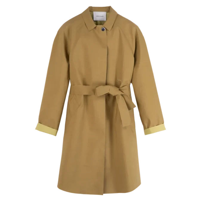 Desert – Trench-coat en toile technique déperlante Desert – Trench-coat en toile technique déperlante