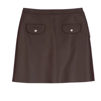 Ebony – Jupe en cuir