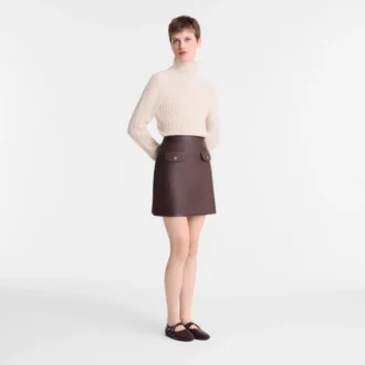 Ebony – Jupe en cuir