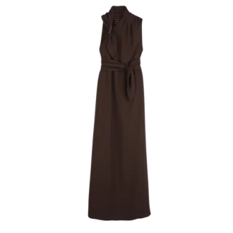 Ebony – Robe en gabardine