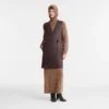 Ebony – Veste sans manches en cuir