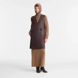 Ebony – Veste sans manches en cuir