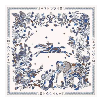 Forêt Longchamp Foulard en soie 90