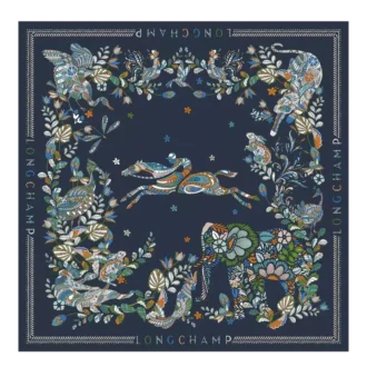Forêt Longchamp Foulard en soie 90