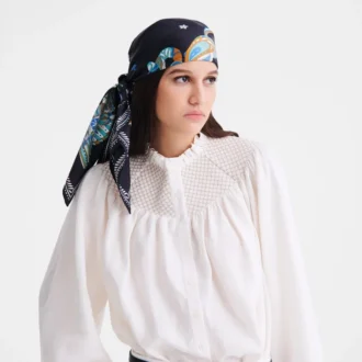 Forêt Longchamp Foulard en soie 90