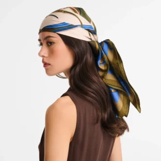 Foulard en soie A toute Allure 90