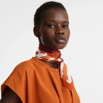 Foulard en soie Equestrian Tower 70