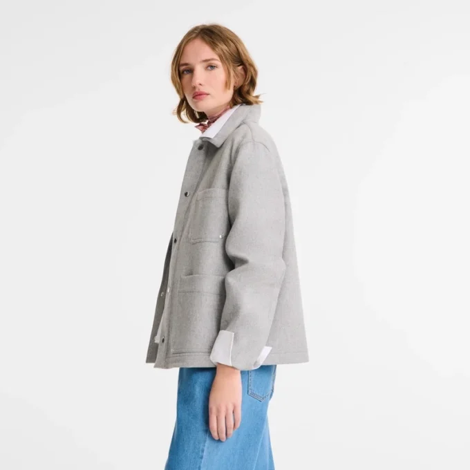 Gris – Veste en flanelle Gris – Veste en flanelle