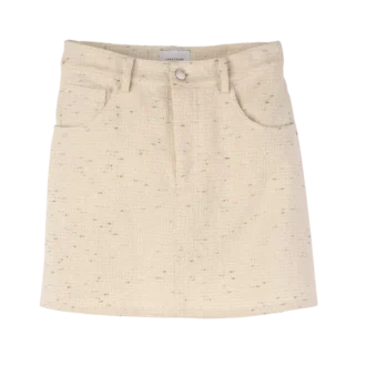 Ivoire – Jupe en tweed