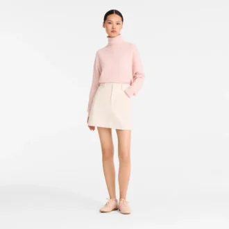 Ivoire – Jupe en tweed
