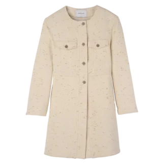 Ivoire – Manteau en tweed