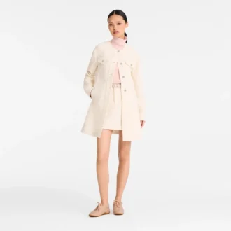 Ivoire – Manteau en tweed
