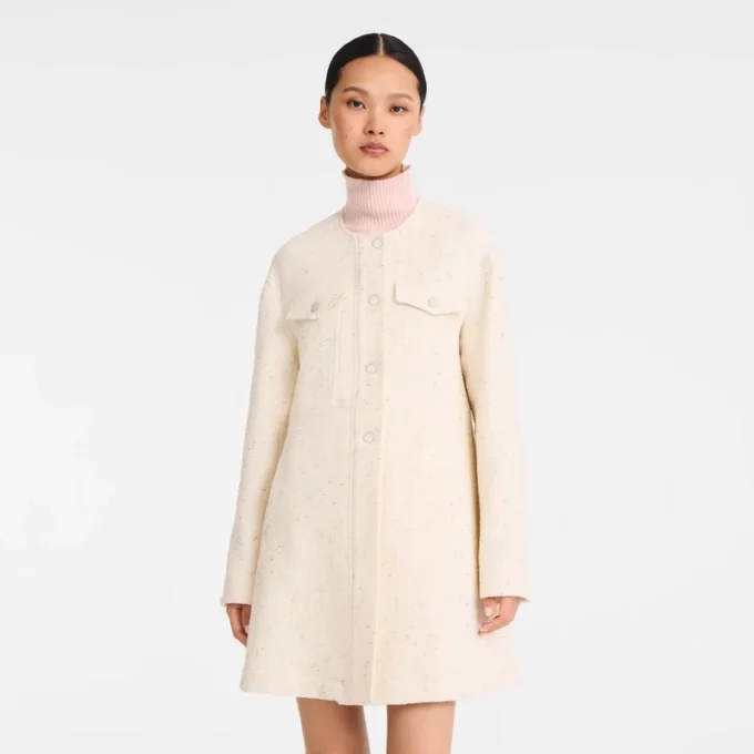 Ivoire – Manteau en tweed Ivoire – Manteau en tweed