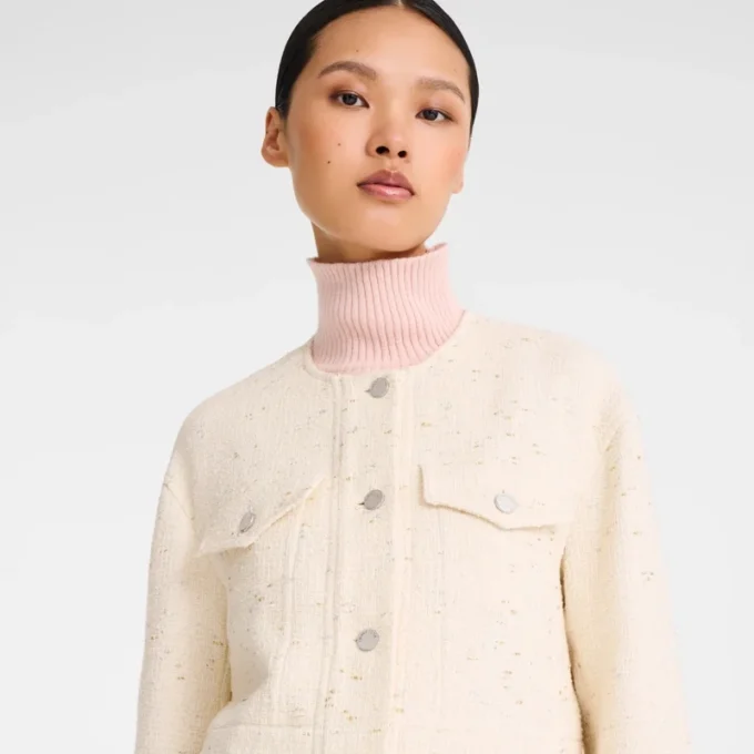 Ivoire – Manteau en tweed Ivoire – Manteau en tweed