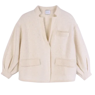 Ivoire – Veste kimono en maille