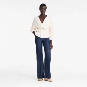 Ivoire – Veste kimono en maille