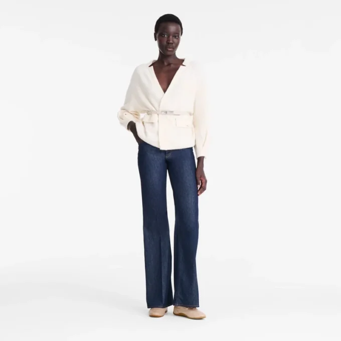 Ivoire – Veste kimono en maille