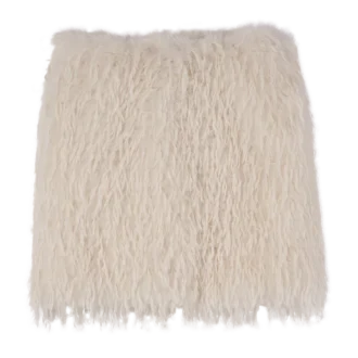 Ivory – Jupe en fausse fourrure