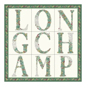 Le Jardin Longchamp Foulard en soie 50