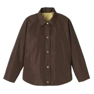 Moka/Pistache – Blouson matelassé en taffetas technique