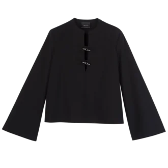 Noir – Chemise en popeline
