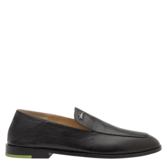 Noir – Mocassins en cuir Au Sultan