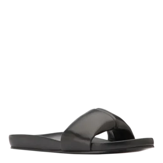 Noir – Mules Roseau en cuir