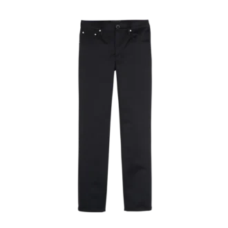 Noir – Pantalon en satin Techno