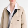 Noir/Papier – Blouson matelassé en taffetas technique Noir/Papier – Blouson matelassé en taffetas technique