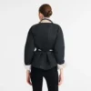 Noir/Papier – Blouson matelassé en taffetas technique Noir/Papier – Blouson matelassé en taffetas technique